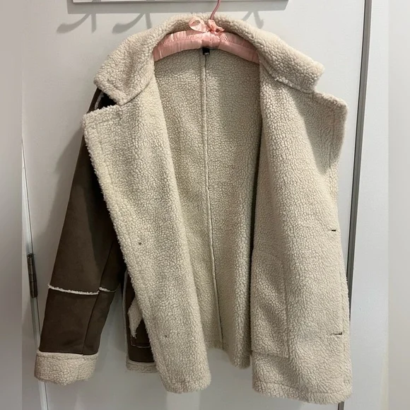 -SOLD- Shearling Coat - Picture 3 of 3